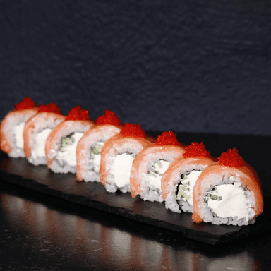 #51 ser Filadelfia, ogórek, łosoś, tobiko